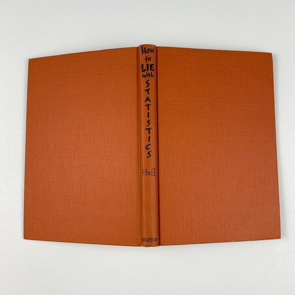 How to Lie with Statistics by Darrell Huff 1954 9th Printing HC/DJ Illustrations - Picture 4 of 16